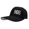 Hat - "906" Black FlexFit Structured Cap