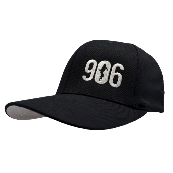 Hat - "906" Black FlexFit Structured Cap