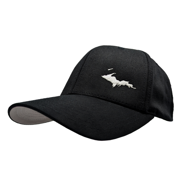 Hat - "U.P. Silhouette (Corner)" Black FlexFit Structured Cap