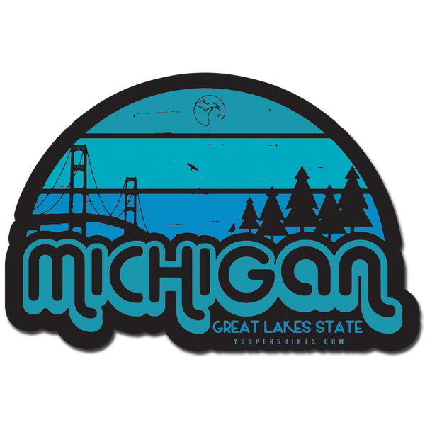 Sticker - "Michigan HORIZONS" 6" Window Decal