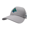 Hat - "Outdoors" Silver FlexFit Structured Cap