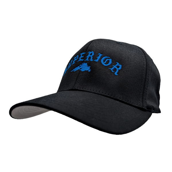 Hat - "Superior (OE)" Black FlexFit Structured Cap