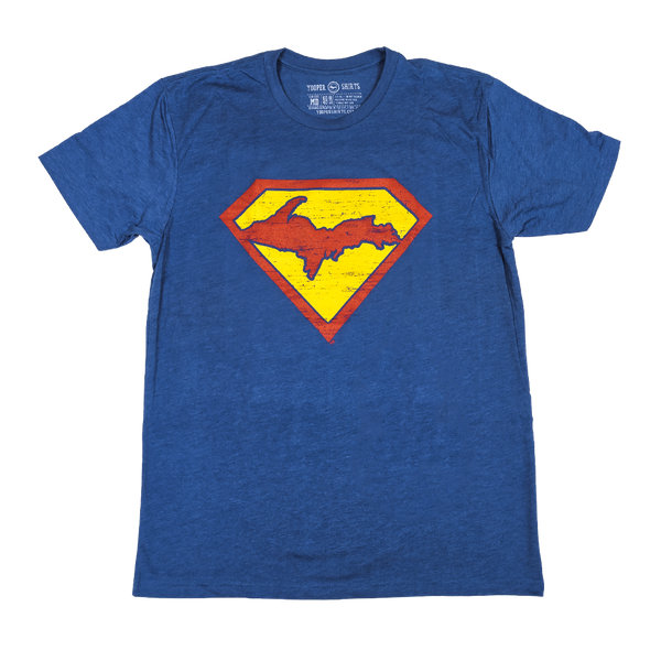 "SUPER YOOPER" Heather Royal T-Shirt