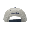 Hat - "U.P. Emblem (Retro)" 3D Puff Heather Grey/Navy Snapback