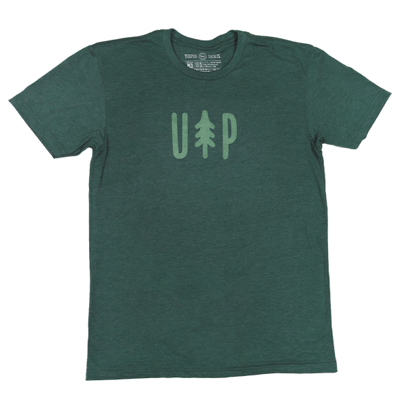 "UP Tree" Heather Forest T-Shirt