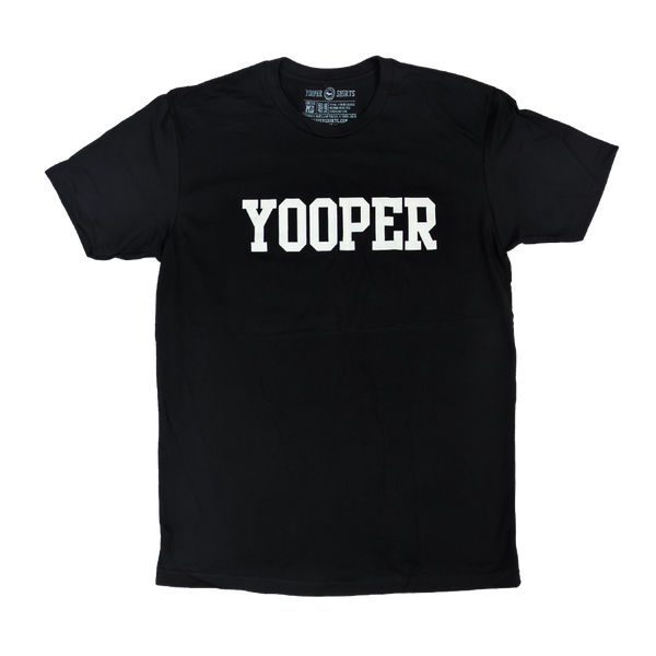 "YOOPER" Black T-Shirt