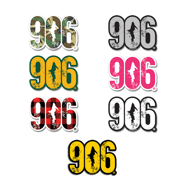 Sticker - "906" Window Decal 7"