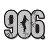 Sticker - "906" Window Decal 7"