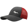 Hat - "U.P. Silhouette (Corner)" Charcoal/Red Low Profile Trucker Hat