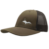 Hat - "U.P. Silhouette (Corner)" Chocolate Chip/Grey Brown Low Profile Trucker Hat