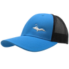 Hat - "U.P. Silhouette (Corner)" Cyan/Black Low Profile Trucker Hat