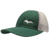 Hat - "U.P. Silhouette (Corner)" Heather Dark Green/Silver Low Profile Trucker Hat
