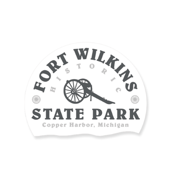 Sticker - "Fort Wilkins" 3" Window Decals