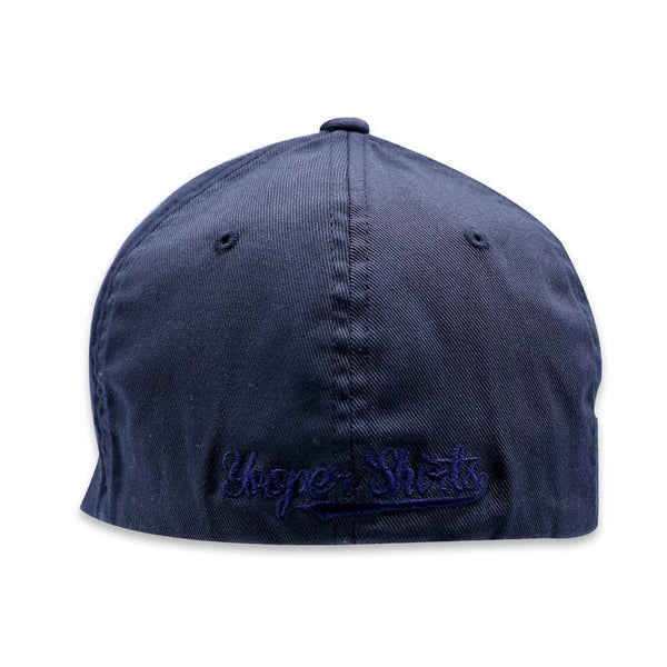 Hat - "U.P. Silhouette (Corner)" Dark Navy FlexFit Structured Cap