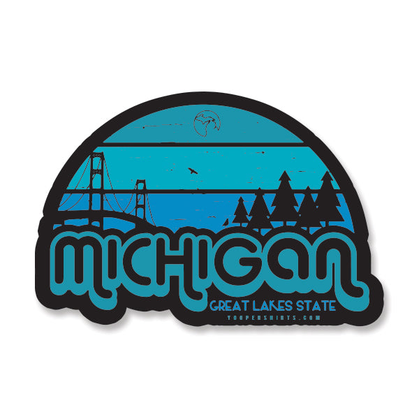 Sticker - "Michigan HORIZONS" 5" Window Decal