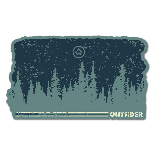 Sticker - "OUTSIDER" 4" Window Decal