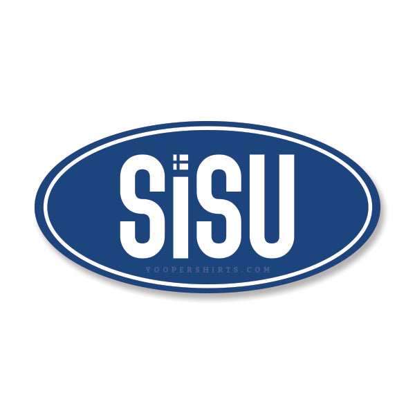 Sticker - "SISU" 7" Window Decals