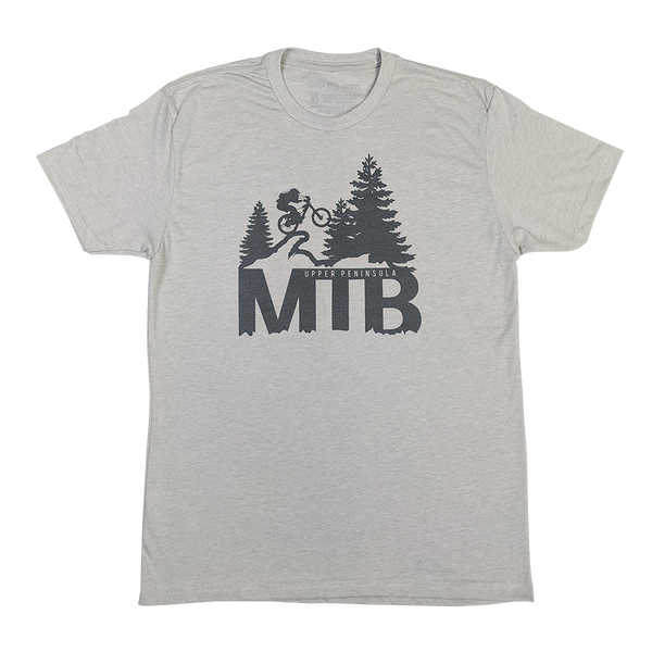"Upper Peninsula MTB" Heather Silk T-Shirt (ONLINE ONLY)