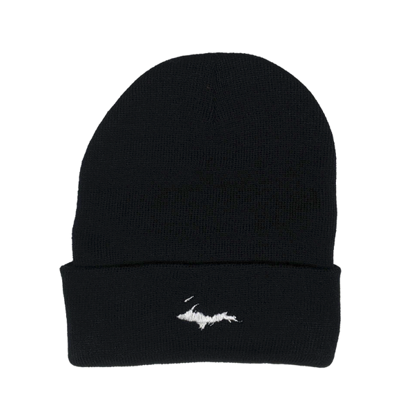 Beanie - "U.P. Silhouette" Black 12" Beanie