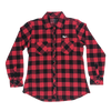 "U.P. SILHOUETTE" Womens Buffalo Plaid Extra Heavyweight Flannel Shirt