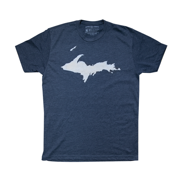"U.P. Silhouette (Islands)" Midnight Navy T-Shirt
