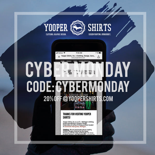 Cyber Monday - 20% Off (Online Only)