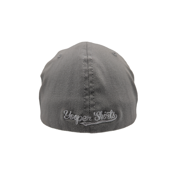 Hat - "906" Black on Grey FlexFit Structured Cap