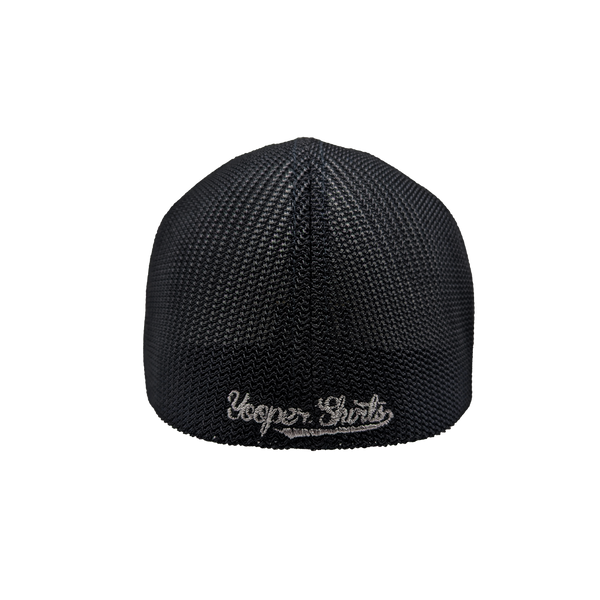 Hat - "906" Heather Grey/Black FlexFit Melange Mesh Cap
