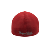 Hat - "906" Heather Grey/Red FlexFit Melange Mesh Cap