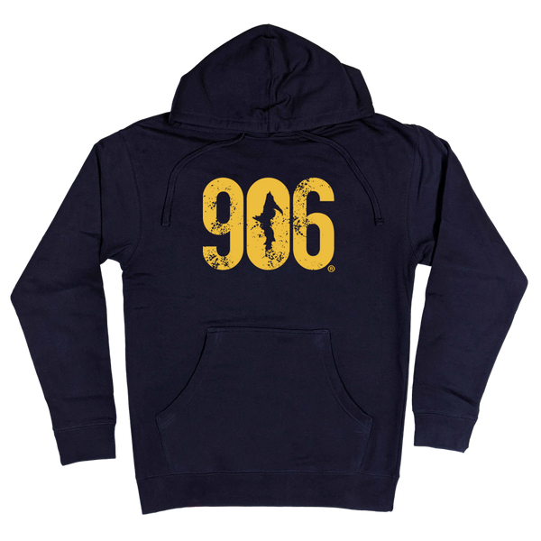 "906" Classic Navy Midweight Hoodie
