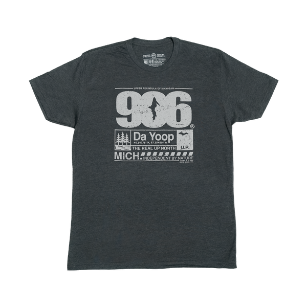 "906 Certified" Heather Charcoal T-Shirt