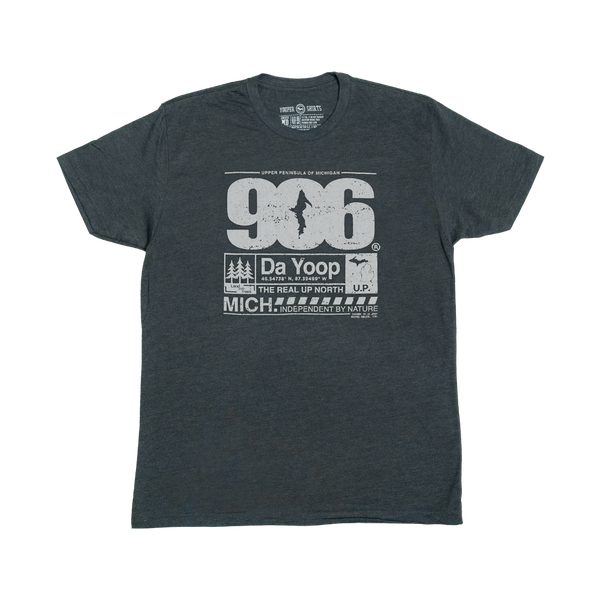 "906 Certified" Heather Charcoal T-Shirt