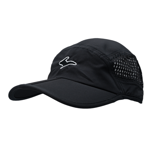Hat - "Athletics Mark" Black Foldable Bill Performance Cap