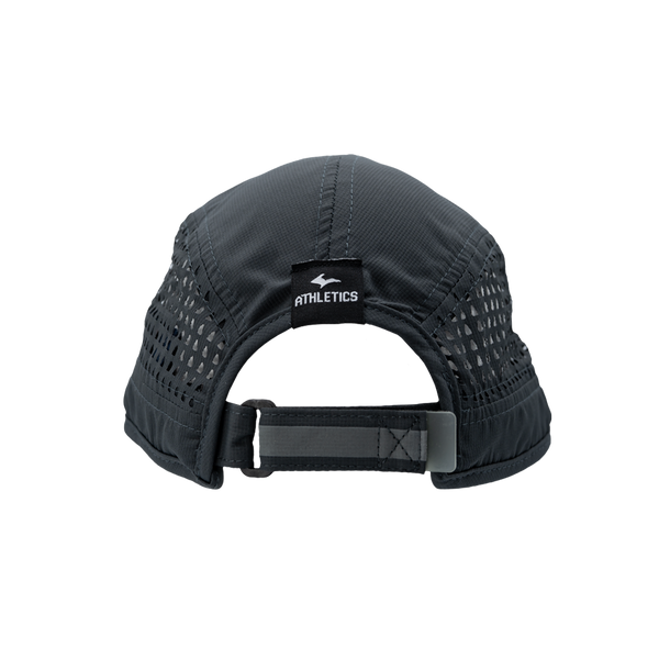 Hat - "Athletics Mark" Charcoal Foldable Bill Performance Cap