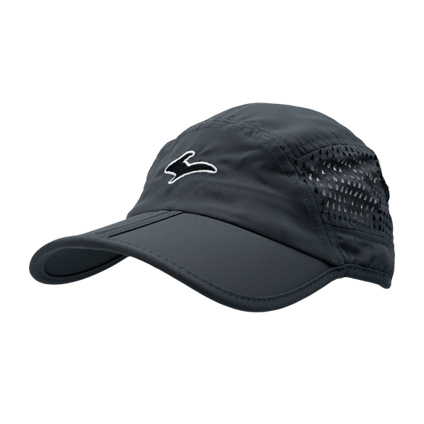 Hat - "Athletics Mark" Charcoal Foldable Bill Performance Cap