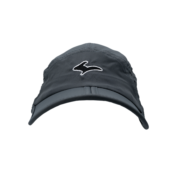 Hat - "Athletics Mark" Charcoal Foldable Bill Performance Cap