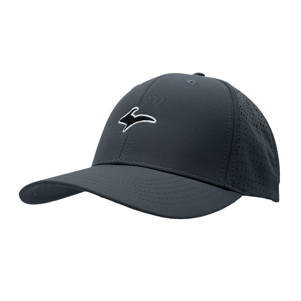 Hat - "Athletics Mark" Charcoal Performance Perforated Cap