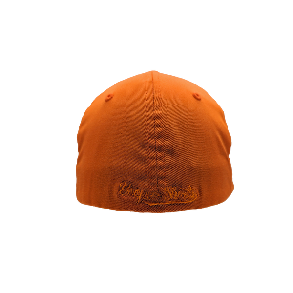 Hat - "U.P. Silhouette (Corner)" Orange FlexFit Structured Cap