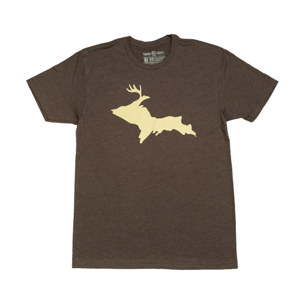 "DEER XING" Espresso T-Shirt