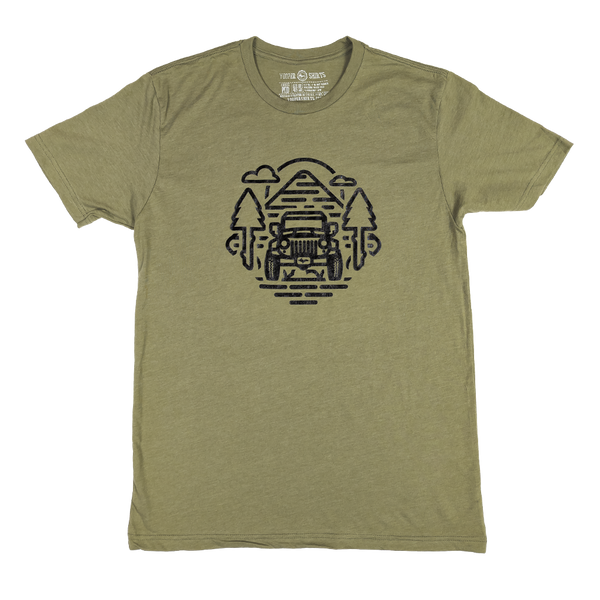 "GP" Heather Light Olive T-Shirt