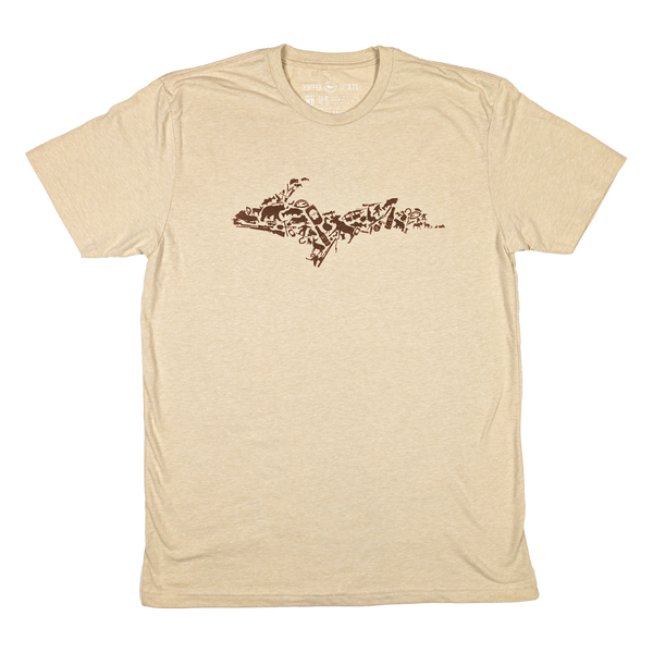 "YOOPER ICON" Cream T-Shirt