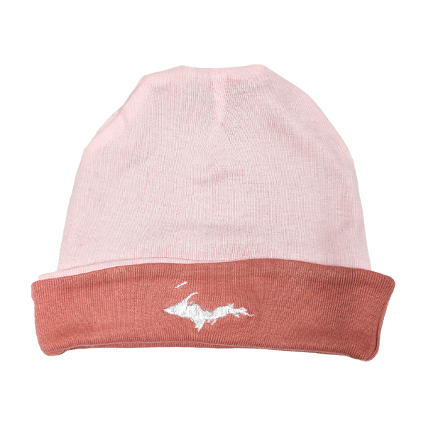 INFANT Beanie - "Upper Peninsula (Islands)" Ballerina/Mauvelous Baby Beanie