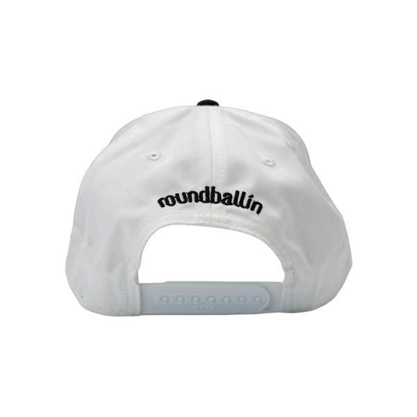 Hat - "More Than A Game" White/Black 5-Panel Mid Profile Snapback