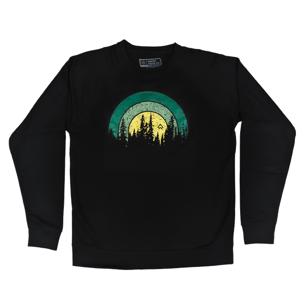 "Sunny Forest" Black Icon Lightweight Terry Crew