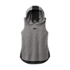 "Athletics Mark" Black/ Dark Grey Heather Women's Tri-Blend Wicking Draft Hoodie Tank