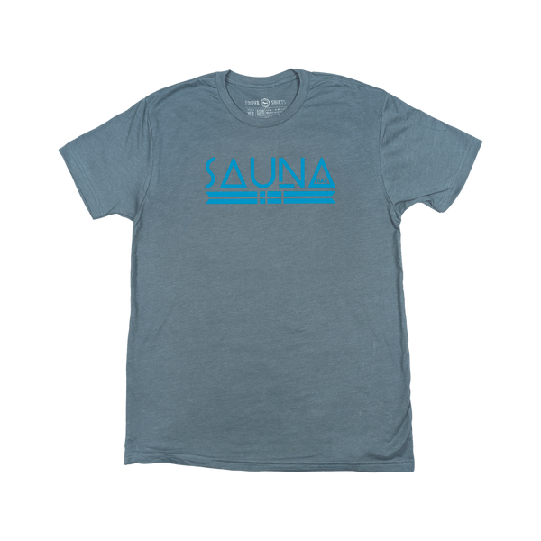 "Sauna Time" Indigo T-Shirt