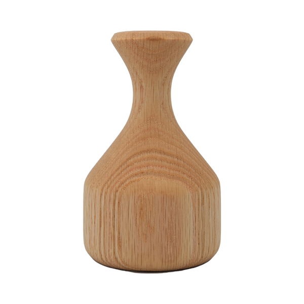 "Smooth Edge Red Oak" Hand-Turned Flower Pot