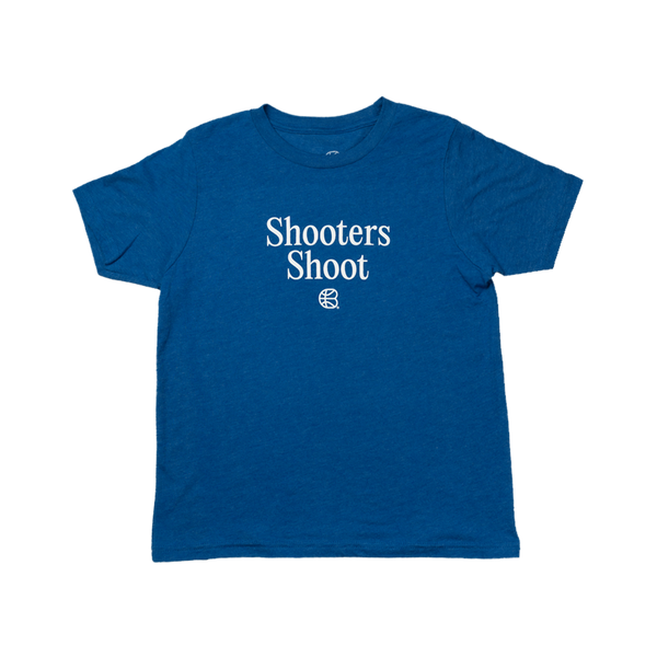 YOUTH - "Shooters Shoot" Heather Royal T-Shirt