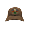 Hat - "U.P. AXES" Brown/Khaki Low Profile Trucker Hat