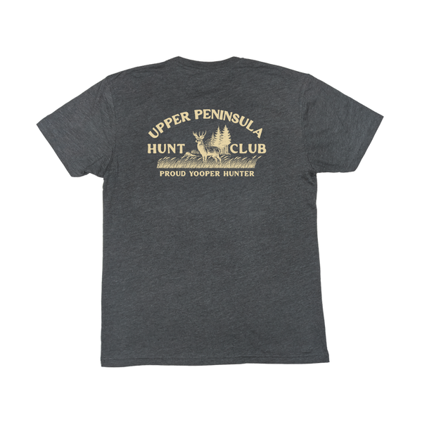 "U.P. Hunt Club" Heather Charcoal T-Shirt